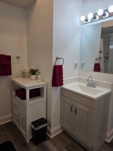 Ένα μπάνιο στο Beautifully Renovated Downtown 1Bed 1 Bath Apt, Pet Friendly
