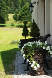 Vonkajšia záhrada v ubytovaní Villa la Val, Karkonosze