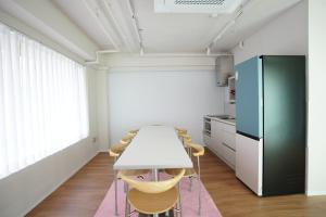 Kuchyň nebo kuchyňský kout v ubytování Residence Unicorn