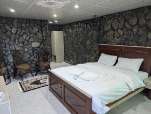 Comfort Hotel & Huts客房内的一张或多张床位