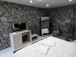 Comfort Hotel & Huts客房内的一张或多张床位