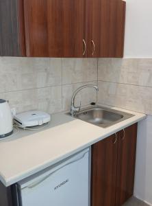 Kuchyň nebo kuchyňský kout v ubytování Olive house