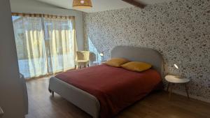 Posteľ alebo postele v izbe v ubytovaní Maison Normande proche de la mer et des lieux touristiques + 20 fotografií
