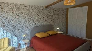 Posteľ alebo postele v izbe v ubytovaní Maison Normande proche de la mer et des lieux touristiques