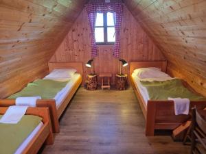 Posteľ alebo postele v izbe v ubytovaní Bungalows Rizvan City