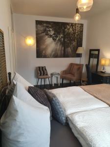 Postel nebo postele na pokoji v ubytování Appartement Harrer