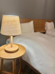 Postel nebo postele na pokoji v ubytování Hotel art rock
