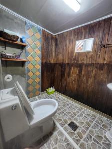 Koupelna v ubytování Moran Guesthouse