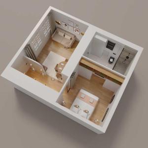 Kuchyňa alebo kuchynka v ubytovaní Charming apartment - 1BR-4P - AC - Marais