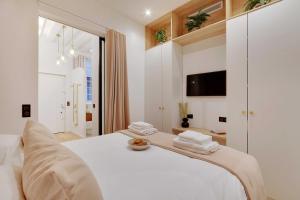Posteľ alebo postele v izbe v ubytovaní Charming apartment - 1BR-4P - AC - Marais