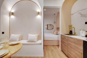 Posteľ alebo postele v izbe v ubytovaní Charming apartment - 1BR-4P - AC - Marais