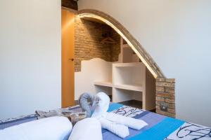 Postel nebo postele na pokoji v ubytování Casa Rural MESTRE