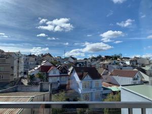Nespecifikovaný výhled na destinaci Dalat nebo výhled na město při pohledu z hotelu
