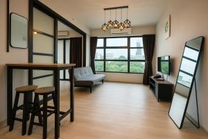 Posezení v ubytování ENDLESS SUMMER Jesselton Quay Kota Kinabalu 來繕旅遊