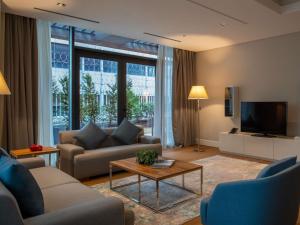 Posezení v ubytování Movenpick Living Istanbul West