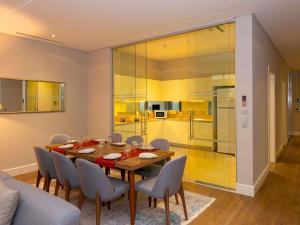 Kuchyň nebo kuchyňský kout v ubytování Movenpick Living Istanbul West