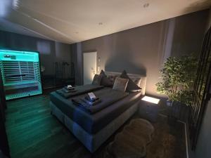 Χώρος καθιστικού στο Traumwohnung mit Sauna Balkon