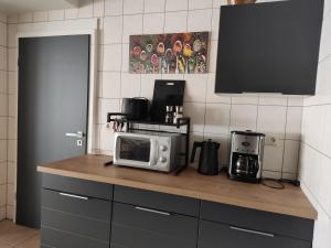 Kuchyň nebo kuchyňský kout v ubytování Pension Grenzeck Sommerfrische + 5 fotografií