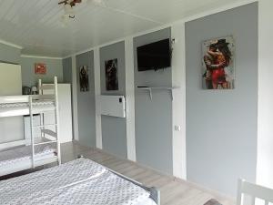 Postel nebo postele na pokoji v ubytování Anrema - Pokoje 21m2