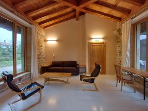 Posezení v ubytování Apartamento en casa de campo Villa Haritza junto al mar