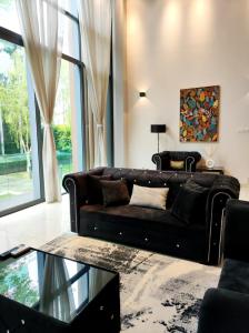 Posezení v ubytování Cyberjaya Puchong JWJ Pool Villa