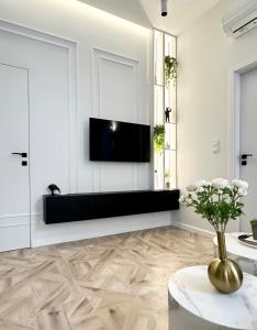 TV a/nebo společenská místnost v ubytování Szekely at Andrassy Suite -SZM4 + 18 fotografií