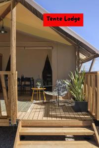 Balkon lub taras w obiekcie Camping U Pirellu