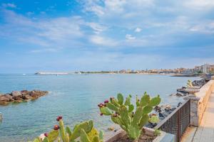 vista di una cassa d’acqua con cactus di Gp House-Giardini Naxos a Giardini Naxos