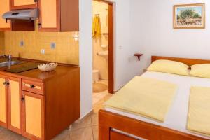 Kuchyň nebo kuchyňský kout v ubytování Apartment Luca