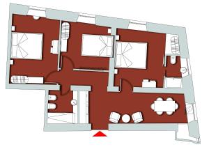 The floor plan of CORNER211