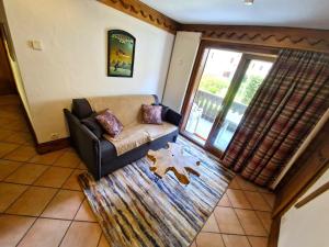 Posezení v ubytování La Ginabelle Vue MontBlanc 4 personnes