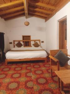 Postel nebo postele na pokoji v ubytování Haven retreat + 2 fotografie