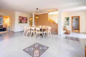 A seating area at Villa d'Es Trenc
