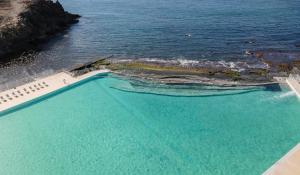 an aerial view of an island in the ocean at Ona Alborada in Costa Del Silencio +44 photos