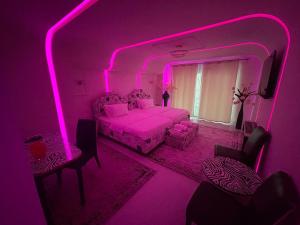 Postel nebo postele na pokoji v ubytování Hotel Rosa Blu