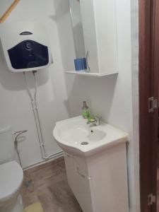 Koupelna v ubytování Cabana Dori