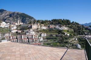 a view of the city from the top at Amalfi Montemare Rooms in Amalfi