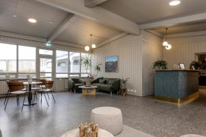Stracta Hotel Mosfell的休息区