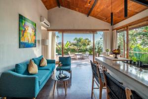 Posezení v ubytování MASMARA Resort Canggu