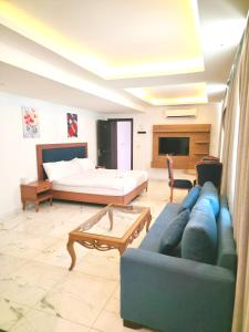 Istumisnurk majutusasutuses Sama Hamra Hotel