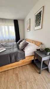 Posteľ alebo postele v izbe v ubytovaní Wellness hotel & minipivovar Kněžínek