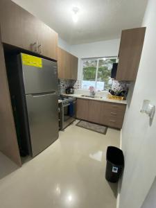 Kuchyň nebo kuchyňský kout v ubytování Oceanview Townhouse