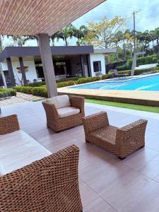 Kolam renang di atau dekat dengan Quinta La Bonita Restrepo-Meta
