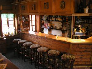 Lounge nebo bar v ubytování Kiosek U Staré Lanovky