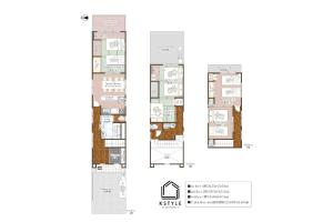 a floor plan of the proposed redevelopment of a building at Kstyle Apartments UNO in Tamano