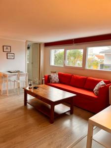 Χώρος καθιστικού στο Duplex A La Casa Barco