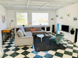 Χώρος καθιστικού στο La Villa Brise Marine