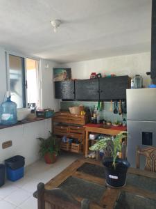 Køkken eller tekøkken på Casa Kayab