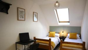 Postelja oz. postelje v sobi nastanitve Glengarriff Hostel