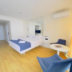 Voodi või voodid majutusasutuse MY SUNSHINE APARTMENTS BATuMI toas
